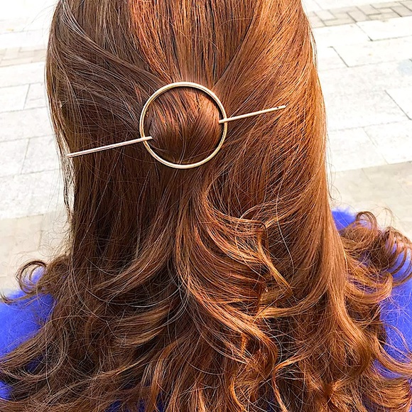 ⚜️𝟯𝟬%𝗢𝗙𝗙 𝗯𝘂𝗻𝗱𝗹𝗲𝘀 𝟯+⚜️ NEW Large Round Bar Barrette - Picture 5 of 10